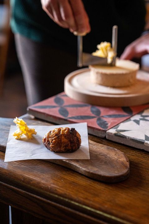 Casa Paco   Eccles Cake With Tête De Moine (resize)