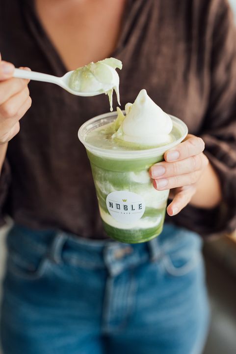 matcha affogato matcha noble cafe mile-ex