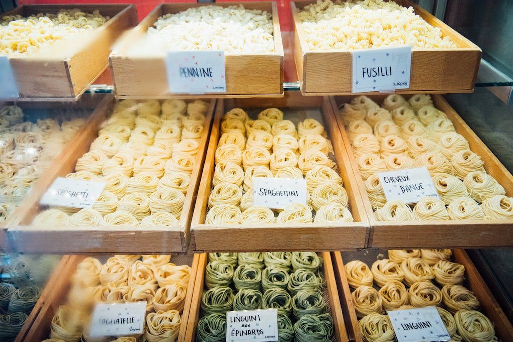 histoire de pâtes comptoir fresh pasta counter saint lambert