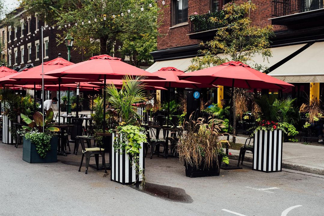 Terrace at Brasserie Bernard