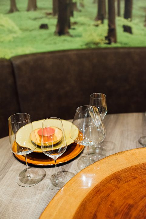 table assiette verres coureur des bois