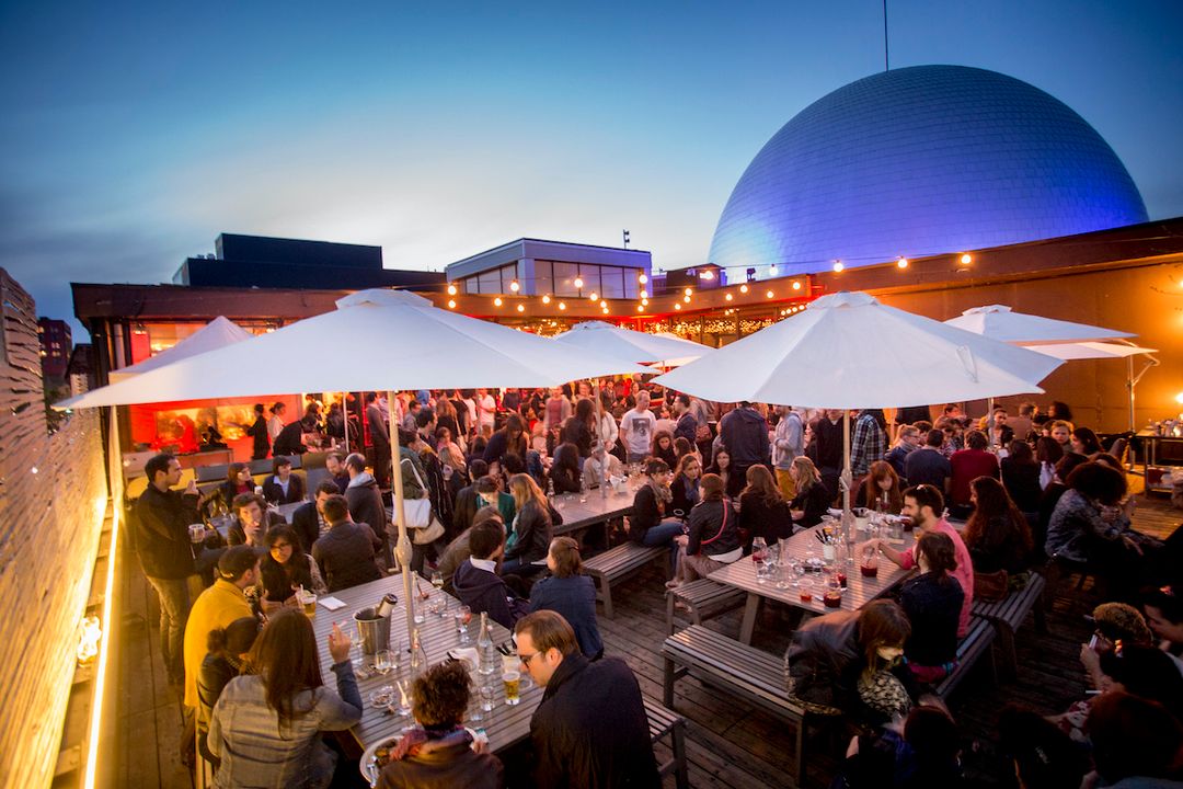 Food lab terrasse nuit