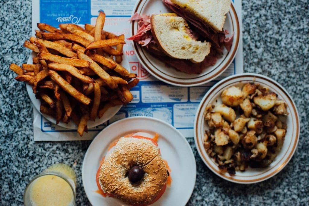 Food at Snowdon Deli