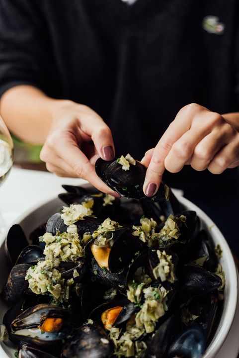 Mussels at Brasserie Bernard