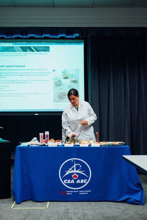nourriture de l'espace agence spatiale canadienne