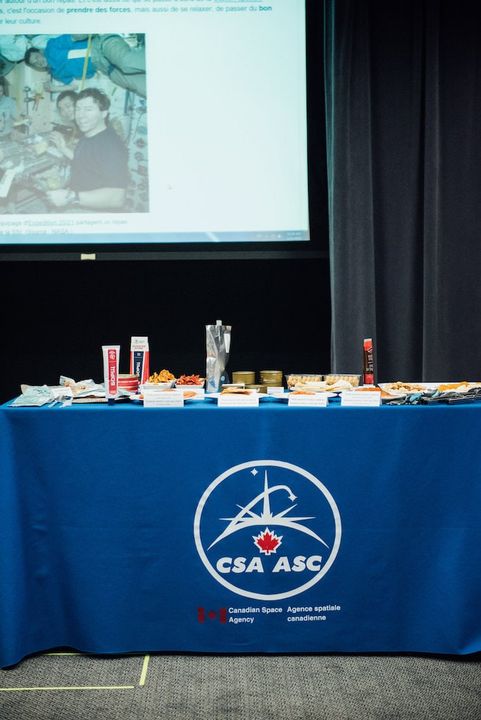 nourriture de l'espace agence spatiale canadienne