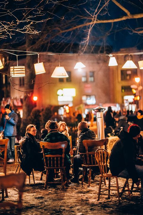 Cabane Panache évènement gourmand sur la rue Wellington
