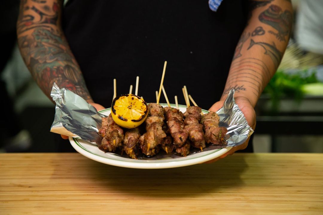 Menu de fête des pères pour emporter du chef Danny Smiles