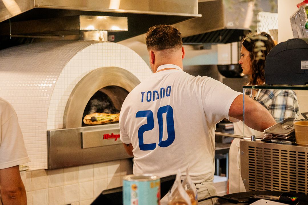 Recette de pizza aux cèpes de Tonino Pizza