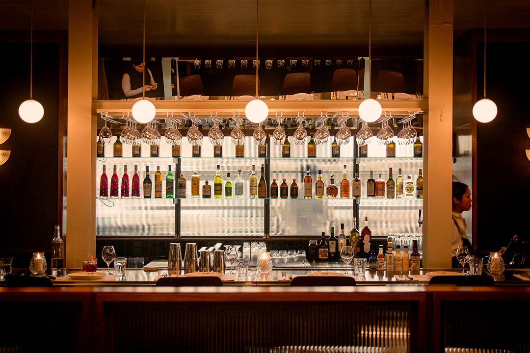 Rôtisserie La Lune, comptoir