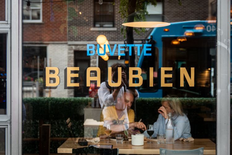 Buvette Beaubien - Vitrine