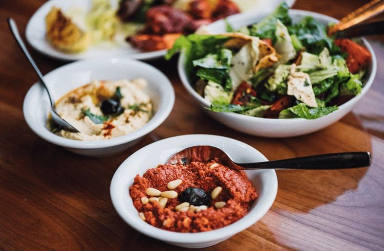 Le petit Alep restaurant montreal salades