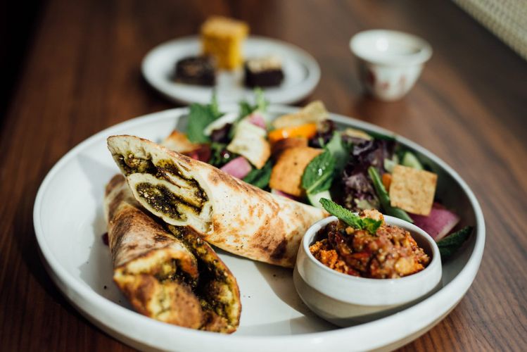 Une assiette du Café chez Téta