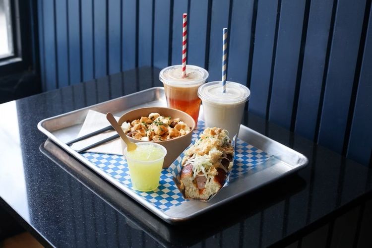 Casse-croûte ile flottante