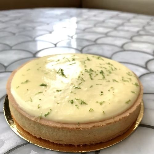 Café Bazin - Tarte lime Basilic