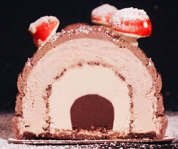 dalla rose - bûche de noël