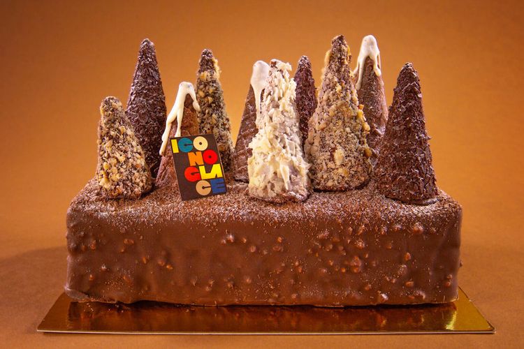 Iconoglace - bûche de noël