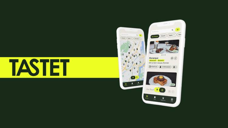 l'application Tastet+