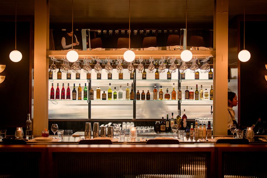 Rôtisserie La Lune, comptoir